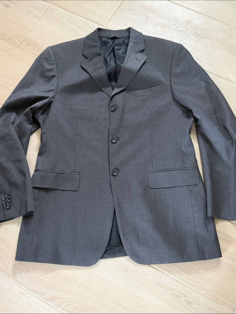 Banana Republic Modern Blazer Men’s 42R Heather Gray Suit Jacket